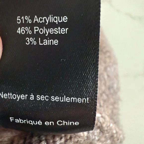 Anthropologie ASTR The Label Cable Knit Sweater Shrug Set-Brown-Size Medium - Picture 16 of 16